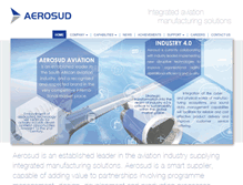 Tablet Screenshot of aerosud.co.za